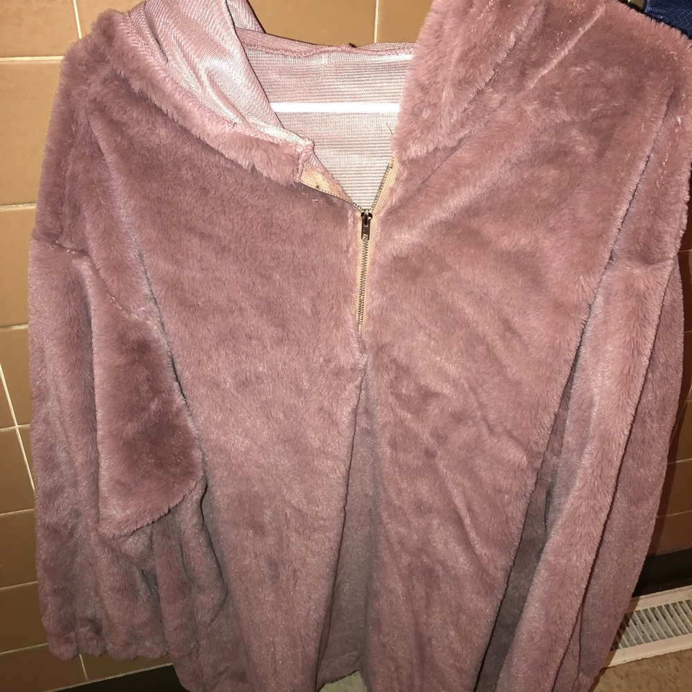 Soft oversized quarter zip pullover